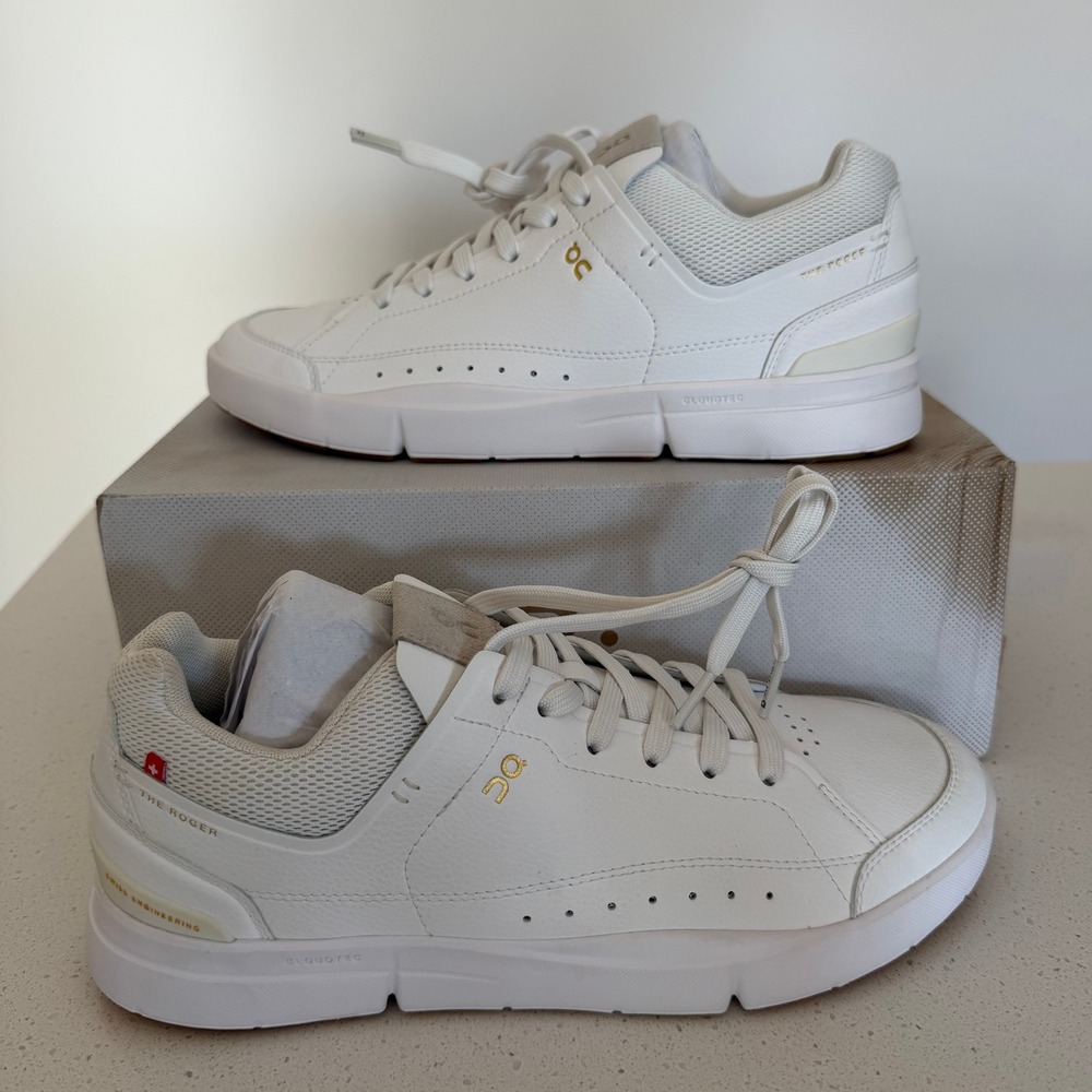 New In Box On Running The Roger Centre Court White Gum Womens 10 Sneakers
